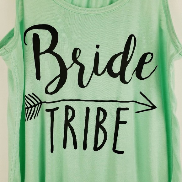 Bella Canvas Mint Bride Tribe Tank Size Small - Picture 4 of 5